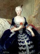 PESNE, Antoine Portrait of Elisabeth Christine von Braunschweig Bevern Spain oil painting artist
